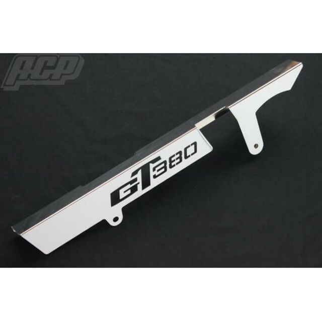 ACP GT380 ロゴ入り メッキチェーンケース STC074 ACP チェーン関連パーツ GT380