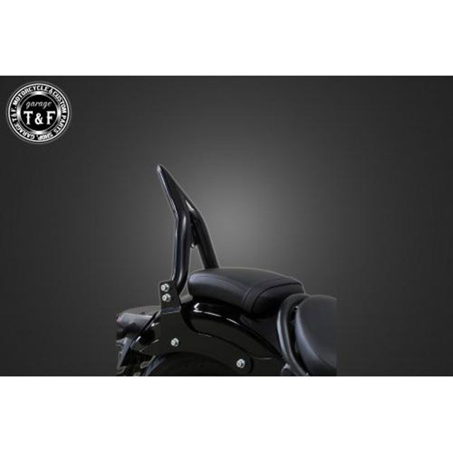 T&F レブル250 極太φ38シーシーバーショート 純正フェンダー専用(ブラック) ・703169 ガレージT&F シーシーバー レブル250/レブル250S レブル500|パークアップ 店