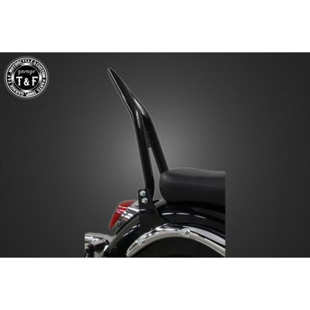 T&F シャドウ400 極太φ38シーシーバーロング 純正フェンダー専用（ブラック） ・703175 ガレージT&F シーシーバー シャドウ400 シャドウ750