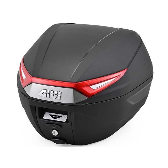 GIVI リアボックス モノロック 30L C30N（レッドパネル） 61496 ジビ ツーリング用ボックス