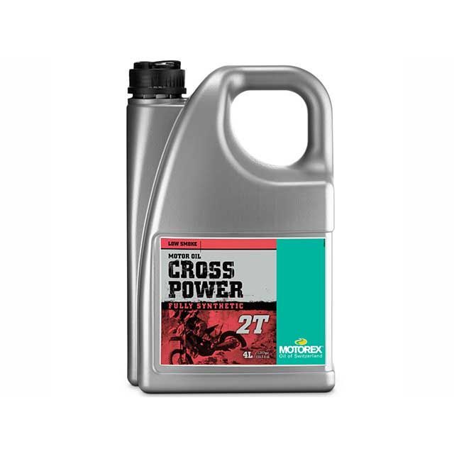 MOTOREX バイク用 エンジンオイル 2サイクル オフロード車 化学合成油 CROSS POWER 2T 4L 49303 モトレックス エンジンオイル