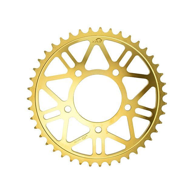 X.A.M B4910R43G 520-43T スプロケット（ゴールド） B4910R43G XAM スプロケット関連パーツ 520-MARCHESINI/OZ WHEEL/ROTOBOX/BST