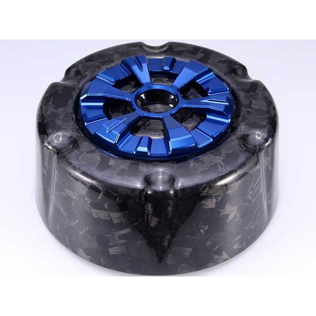 SPEEDRA S&Sステルスエアクリーナー用カバー ドライカーボン カーボンタイプ フォージドカーボン(艶あり) アルミカバー ブルー CHD0211FGBE SPEEDRA ドレスアップ・カバー