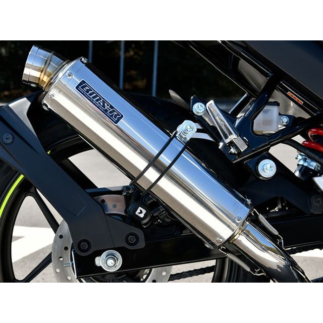 BMS RACING FACTORY R-EVO ステンレスサイレンサー 政府認証 G351-53-SF6 BMS マフラー本体 ジクサー150