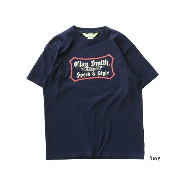 Clay Smith CSY-4005 Tシャツ（ネイビー） サイズ XL CSY-4005 クレイスミス カジュアルウェア