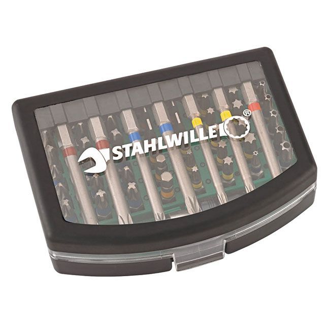 STAHLWILLE 1206 56点組 差込角1/4HEX ビット仕掛ける 入れもの付 ・1206 スタビレー 御手々手道具