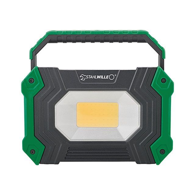 STAHLWILLE 13133 スタンド付LEDミニ投光器 2800ルーメン（ブラック・グリーン） ・13133 スタビレー ハンドツール