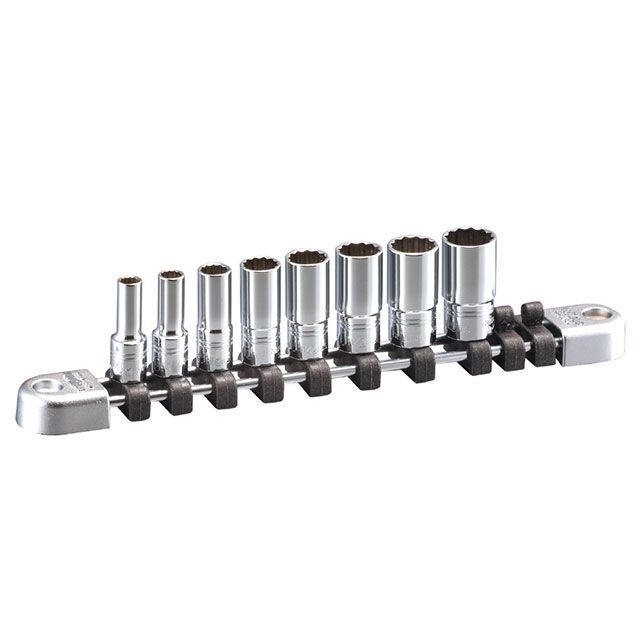 nepros NTB2M08WA 8点組 6.3sq. 12角セミディープソケットセット ホルダー付 NTB2M08WA ネプロス ハンドツール｜パークアップ 店