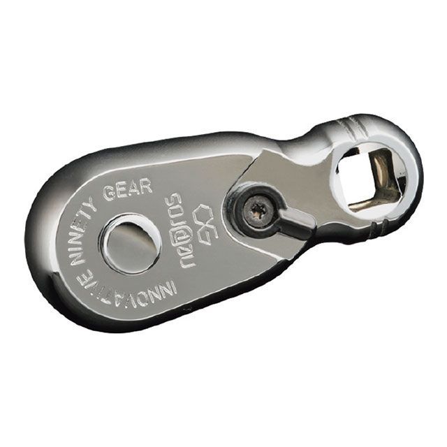 nepros NBR290H 6.3sq. スタビラチェットハンドル 90歯車 全長49粍 NBR290H 製造業者店卸し資産あり ネプロス お手々物の具