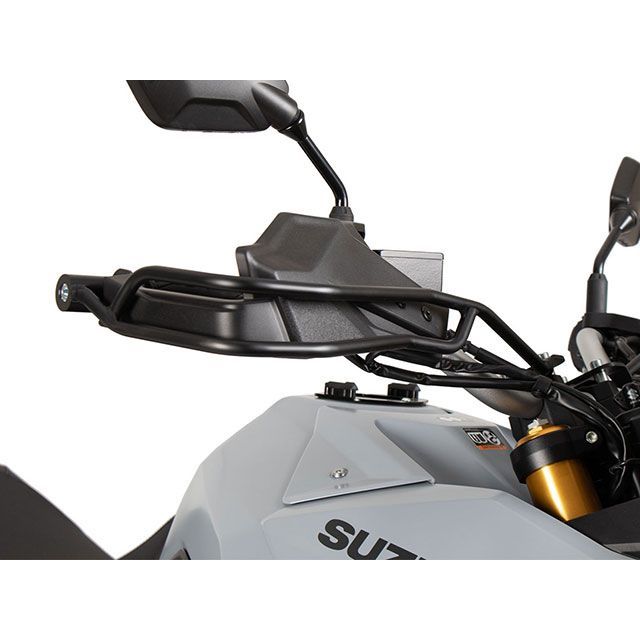 HEPCO＆BECKER ハンドガード（ブラック） 42123548 00 01 ヘプコ＆ベッカー ハンドル周辺パーツ V-STROM800DE｜パークアップ 店 23,521円