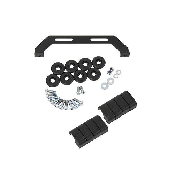 HEPCO＆BECKER マウンティングキット Xトラベル汎用プレート用 カットアウトサイドキャリア専用 500101 ヘプコ＆ベッカー キャリア・サポート ユニバーサル（汎用）｜パークアップ 店