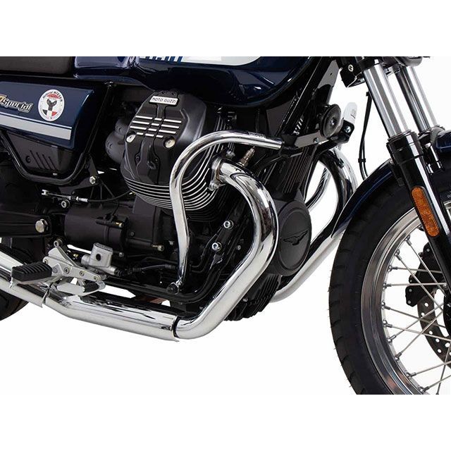 HEPCO＆BECKER エンジンガード（クローム） 501556 00 02 ヘプコ＆ベッカー エンジンガード V7（850cc）｜パークアップ 店