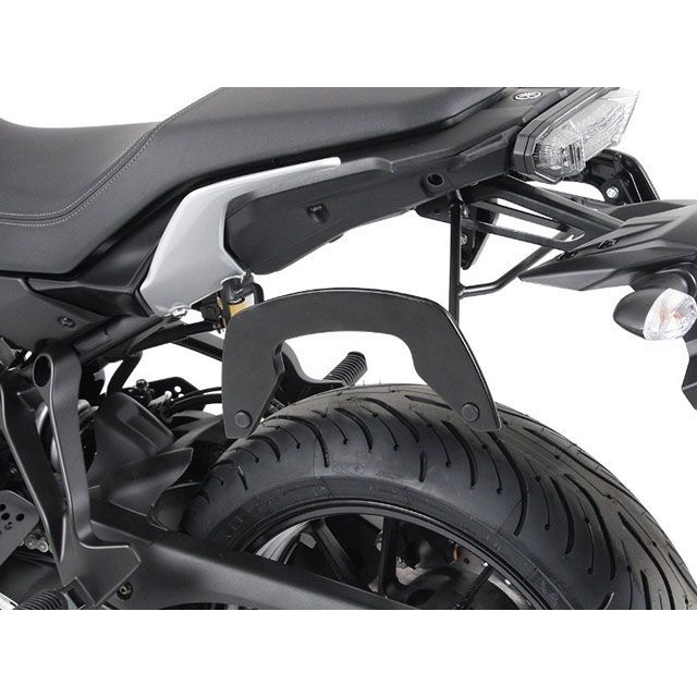 HEPCO＆BECKER C-Bowサイドキャリア（ブラック） 6304554 00 01 ヘプコ＆ベッカー キャリア・サポート MT-07 TRACER TRACER700GT｜パークアップ 店