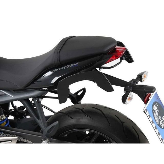 HEPCO＆BECKER C-Bowサイドキャリア（ブラック） 630794 00 01 ヘプコ＆ベッカー キャリア・サポート STREET TRIPLE 675 STREET TRIPLE R｜パークアップ 店 26,279円