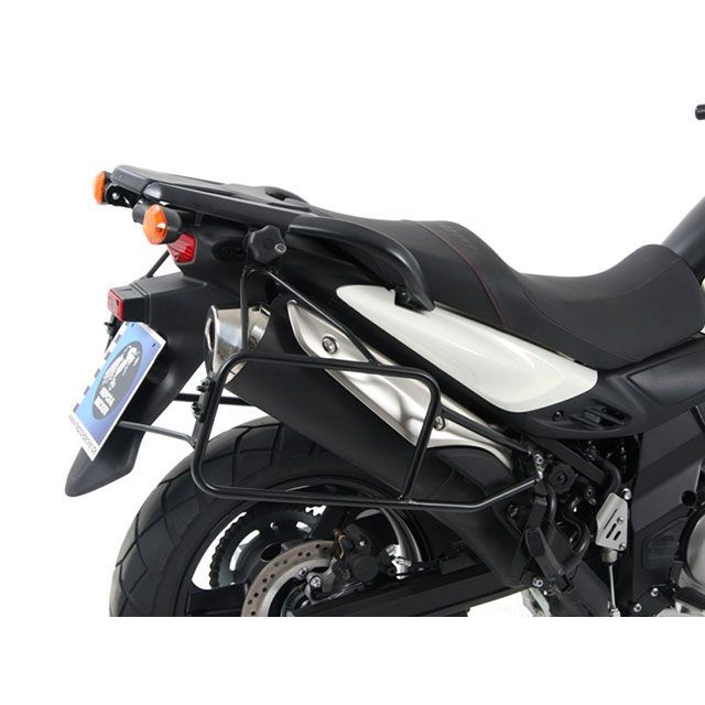 HEPCO&BECKER サイドキャリア Lock-it(ブラック) 6503528 00 01 ヘプコ&ベッカー キャリア・サポート V-Strom650|パークアップ 店