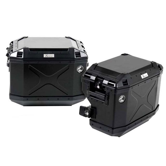 HEPCO＆BECKER サイドキャリア カットアウトセット サイドケース エクスプローラー ブラック付 651665 00 22-01-40 ヘプコ＆ベッカー ツーリング用ボックス R1200GS（LC） R1200GS Adventure｜パークアップ 店