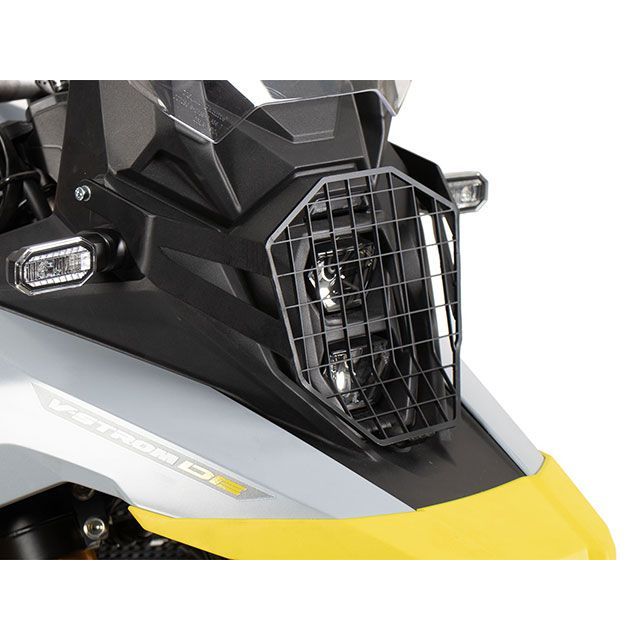HEPCO&BECKER ヘッドライトグリル(ブラック) 7003548 00 01 ヘプコ&ベッカー ヘッドライト・バルブ V-STROM800 V-STROM800DE|パークアップ 店