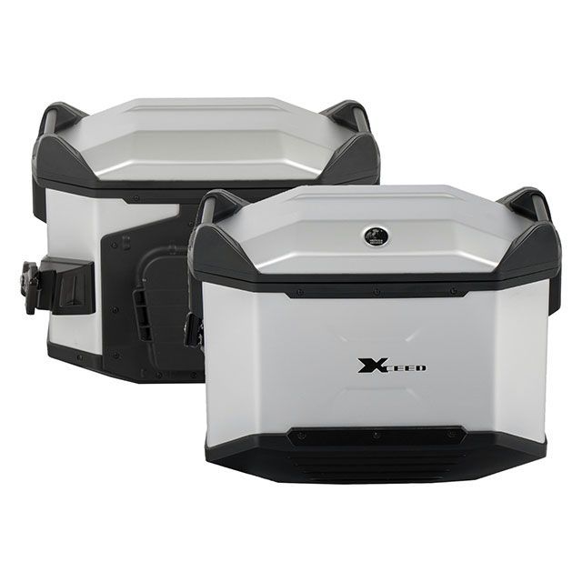 HEPCO＆BECKER XCEED サイドケースセット（シルバー） HBS-XCD-SS-S ヘプコ＆ベッカー ツーリング用ボックス