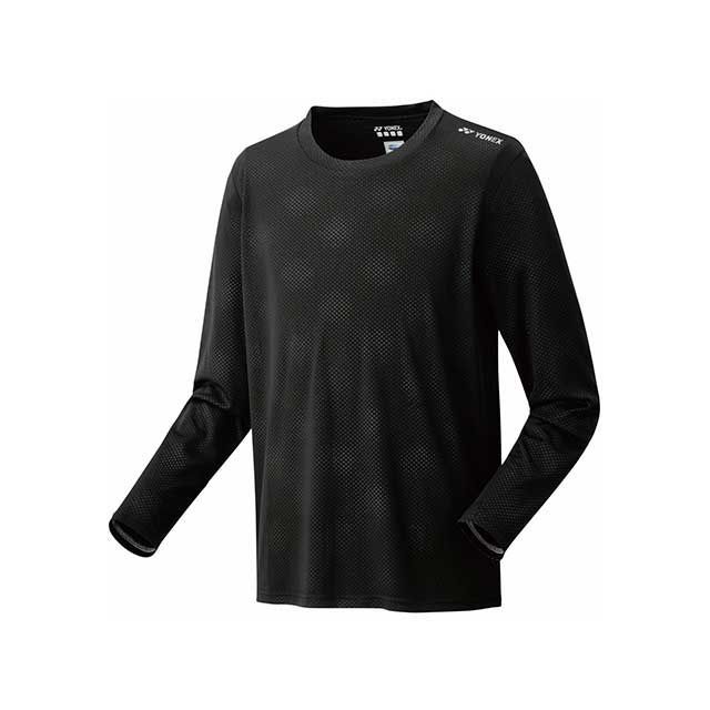 YONEX 16809 ユニロングスリーブTシャツ（ブラック） サイズ S 16809 メーカー在庫あり ヨネックス アウトドア用ウェア