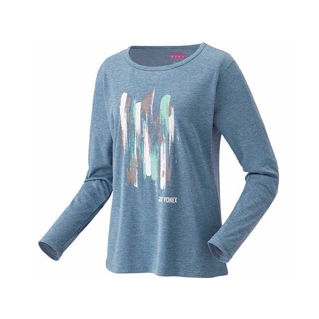 YONEX 16813 ウィメンズロングスリーブTシャツ（フェルトブルー） サイズ S 16813 メーカー在庫あり ヨネックス アウトドア用ウェア