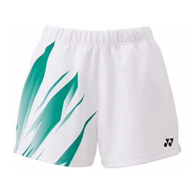 YONEX 25107 ウィメンズニットショートパンツ（ホワイト） サイズ M 25107 メーカー在庫あり ヨネックス アウトドア用ウェア