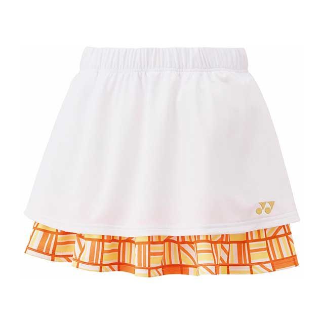 YONEX 26173 ウィメンズスカート（ファインオレンジ） 大きさ O 26173 製造業者店卸し資産あり ヨネックス アウトドア用御召しもの