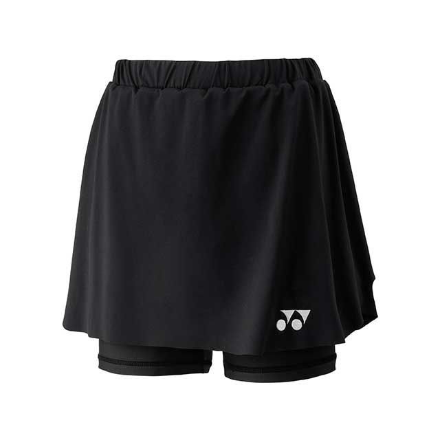 YONEX 26181 ウィメンズスカート（インナースパッツツキ）（黒いこと） 大きさ S 26181 製造業者店卸し資産あり ヨネックス アウトドア用御召しもの