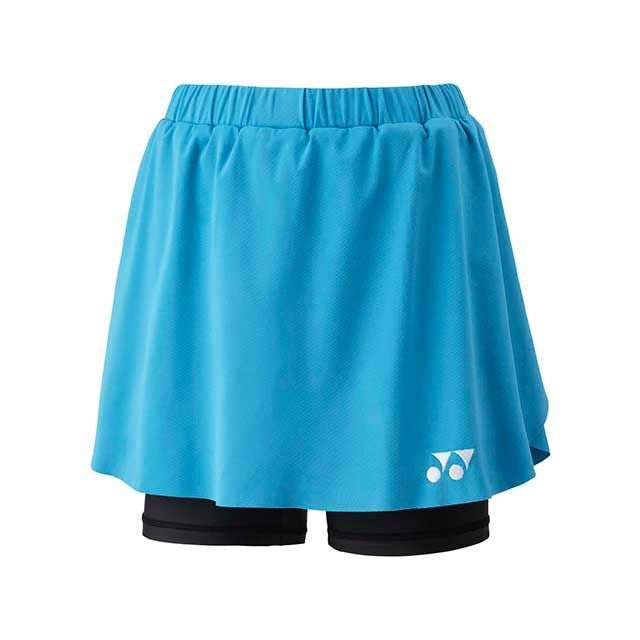 YONEX 26181 ウィメンズスカート（インナースパッツツキ）（セルリアンブルー） 大きさ M 26181 製造業者店卸し資産あり ヨネックス アウトドア用御召しもの