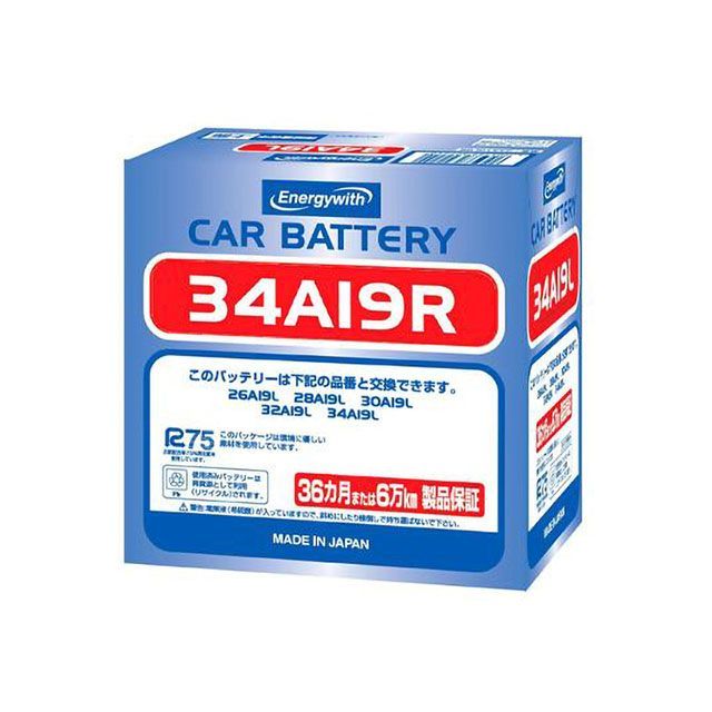 【メーカー直送】Energywith 標準品 SH-34A19R 34A19R エナジーウィズ バッテリー