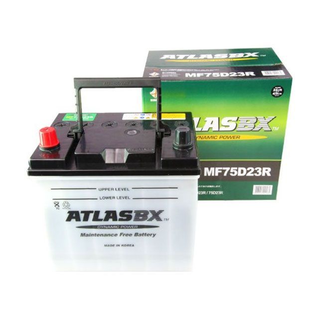 【メーカー直送】Atlasbx ATLASBX standard 日本専用（JIS）乗用車用 AT-75D23R AT 75D23R ATLASBX バッテリー