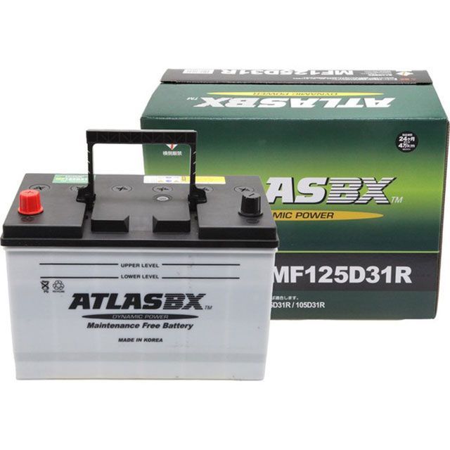 【メーカー直送】Atlasbx ATLASBX standard 日本専用（JIS）乗用車用 AT-125D31R AT 125D31R ATLASBX バッテリー