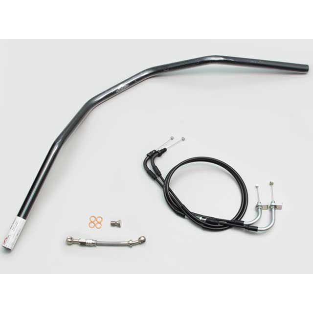 HURRICANE スーパートラッカー ハンドルSET（ブラック） H044-032B ハリケーン ハンドル関連パーツ ダックス125 14,285円
