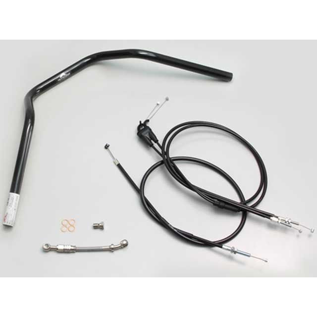 HURRICANE ナロー3型 ハンドルSET（ブラック） H309-047B ハリケーン ハンドル関連パーツ XSR125 ABS
