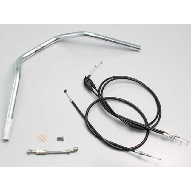 HURRICANE ナロー3型 ハンドルSET（クロームメッキ） H309-047C ハリケーン ハンドル関連パーツ XSR125 ABS