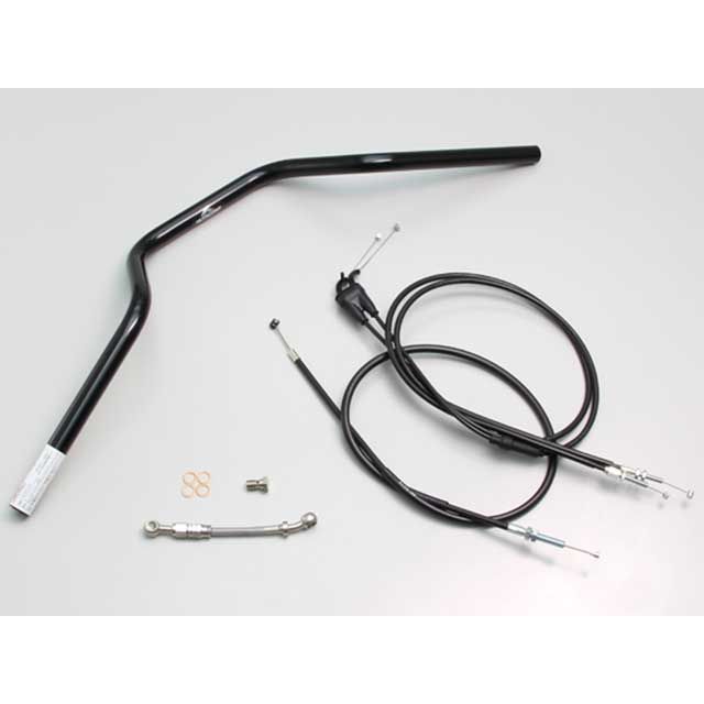 HURRICANE ヨーロピアン3型 ハンドルSET(ブラック) H309-072B ハリケーン ハンドル関連パーツ XSR125 ABS