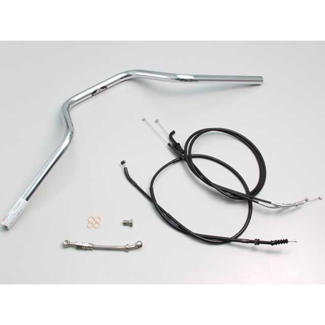 HURRICANE ヨーロピアン4型 ハンドルSET（クロームメッキ） H719-073C ハリケーン ハンドル関連パーツ Z650RS