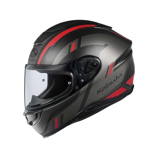 OGK KABUTO エアロブレード-6（フラットブラックレッド） サイズ M/57-58cm オージーケーカブト フルフェイスヘルメット
