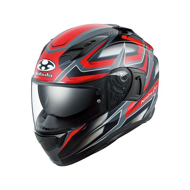 OGK KABUTO カムイ-3(フラットブラックレッド) サイズ L/59-60cm オージーケーカブト フルフェイスヘルメット|パークアップ 店