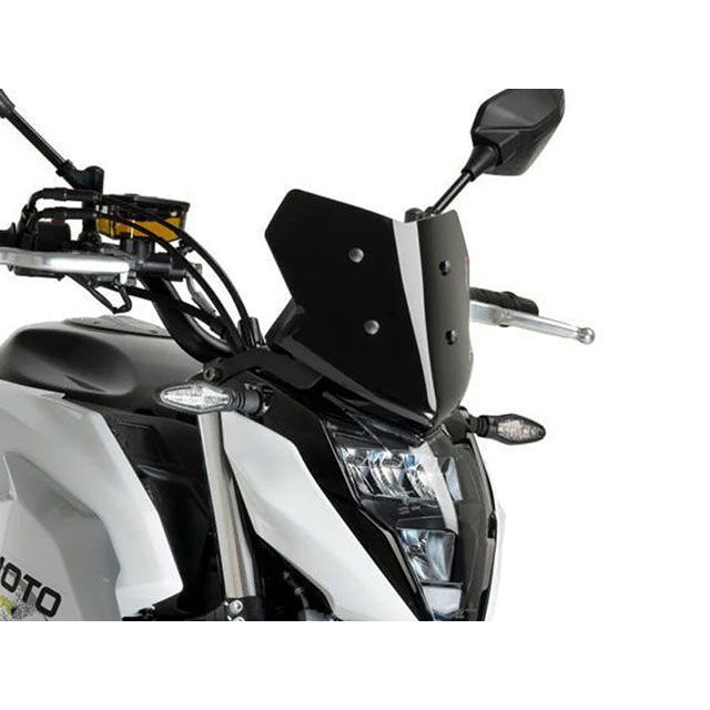 Puig ニュージェネレーションNKスクリーン SPORT（ブラック） 21653N プーチ スクリーン関連パーツ CFMOTO 650 NK｜パークアップ 店 24,317円