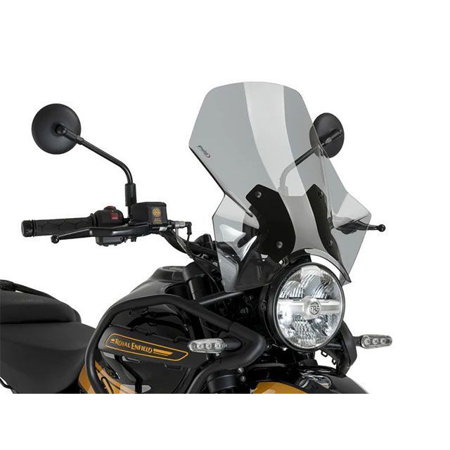 Puig アジャスタブルスクリーン(スモーク) 22113H プーチ スクリーン関連パーツ HIMALAYAN 450|パークアップ 店