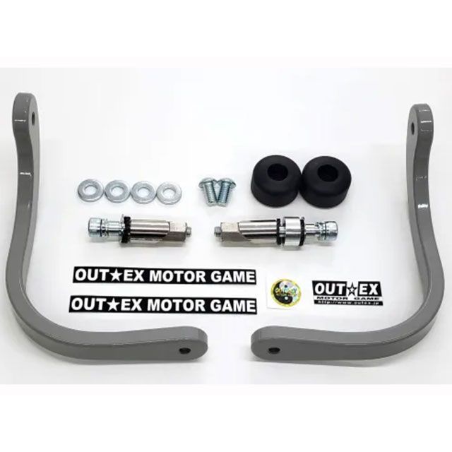 OUTEX 振動吸収レバーガード 削り出しワンピース板厚10mm 焼付塗装(パールスモーキーグレー) VALG-Z10-SC12-PSG アウテックス レバー CT125/クロスカブ/DAX125/スーパーカブ用|パークアップ 店