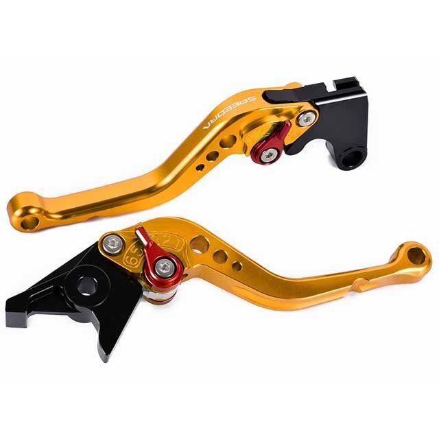 SPEEDRA アジャストレバー スタンダードショート（レバー本体カラー：ゴールド） アジャスターカラー ゴールド LVCG091GD-GD SPEEDRA レバー XMAX250