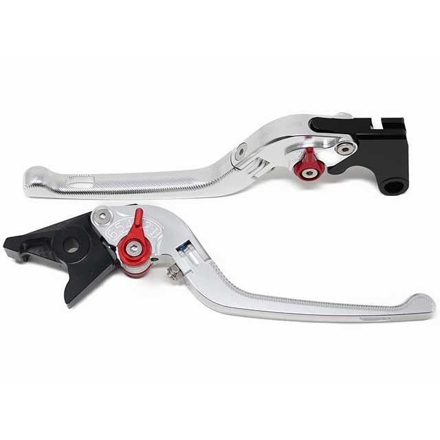 SPEEDRA アジャストレバー 3D可倒式(レバー本体カラー:シルバー) アジャスターカラー チタン LVDG091SR-TM SPEEDRA レバー XMAX250