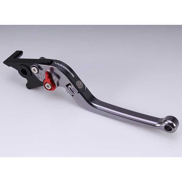 SPEEDRA アジャストブレーキレバー スタンダード可倒式（レバー本体カラー：チタン） アジャスターカラー ブラック LVAG082TM-BK メーカー在庫あり SPEEDRA レバー