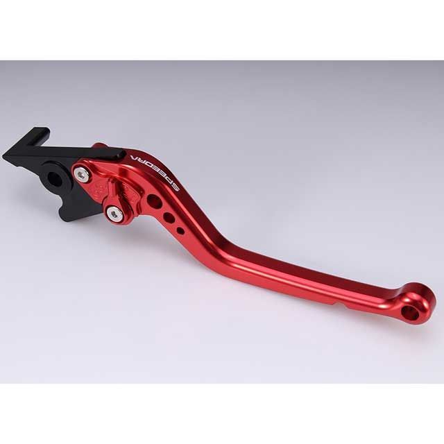 SPEEDRA アジャストブレーキレバー スタンダードロング（レバー本体カラー：レッド） アジャスターカラー シルバー LVBG082RD-SR SPEEDRA レバー