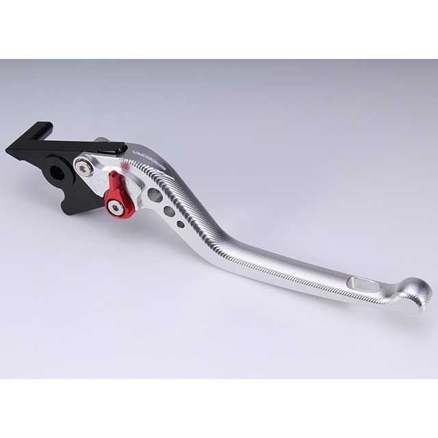SPEEDRA アジャストブレーキレバー 3Dロング（レバー本体カラー：シルバー） アジャスターカラー レッド LVEG082SR-RD SPEEDRA レバー