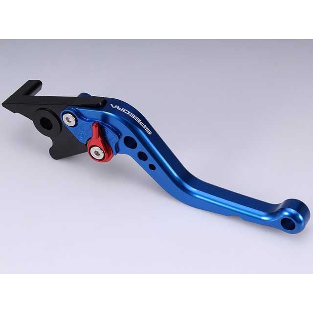 SPEEDRA アジャストブレーキレバー スタンダードショート（レバー本体カラー：ブルー） アジャスターカラー ブルー LVCG092BE-BE SPEEDRA レバー MT-07 Y-AMT