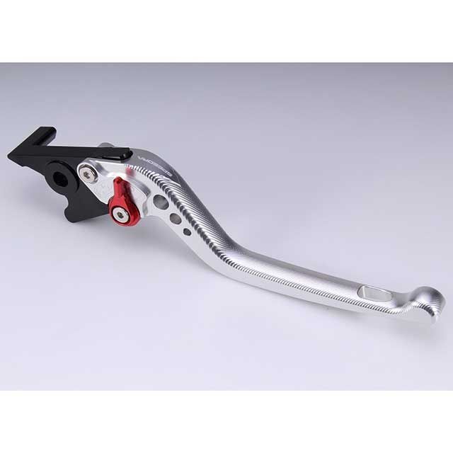 SPEEDRA アジャストブレーキレバー 3Dロング（レバー本体カラー：シルバー） アジャスターカラー チタン LVEG092SR-TM SPEEDRA レバー MT-07 Y-AMT