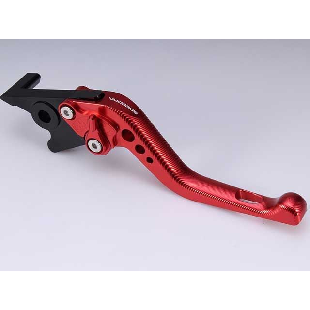 SPEEDRA アジャストブレーキレバー 3Dショート（レバー本体カラー：レッド） アジャスターカラー ブルー LVFG092RD-BE SPEEDRA レバー MT-07 Y-AMT