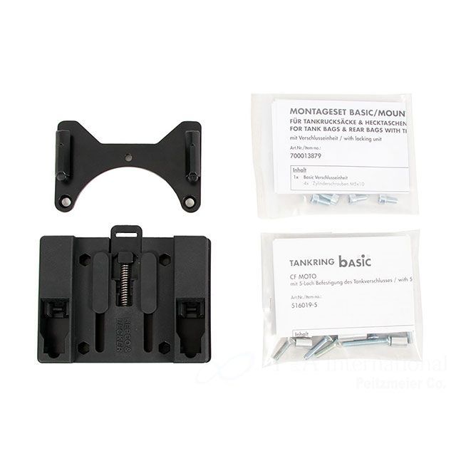 HEPCO＆BECKER タンクリング「MultiBASIC/マルチベーシック」（タンクバッグホルダー/レシーバーセット） 516-019-5 ヘプコ＆ベッカー ツーリング用バッグ 700 CL-X 650 NK